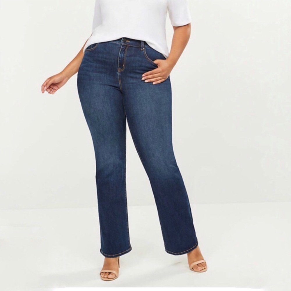Lane Bryant Slim Boot Jeans Size 22 Petite - Picture 1 of 7